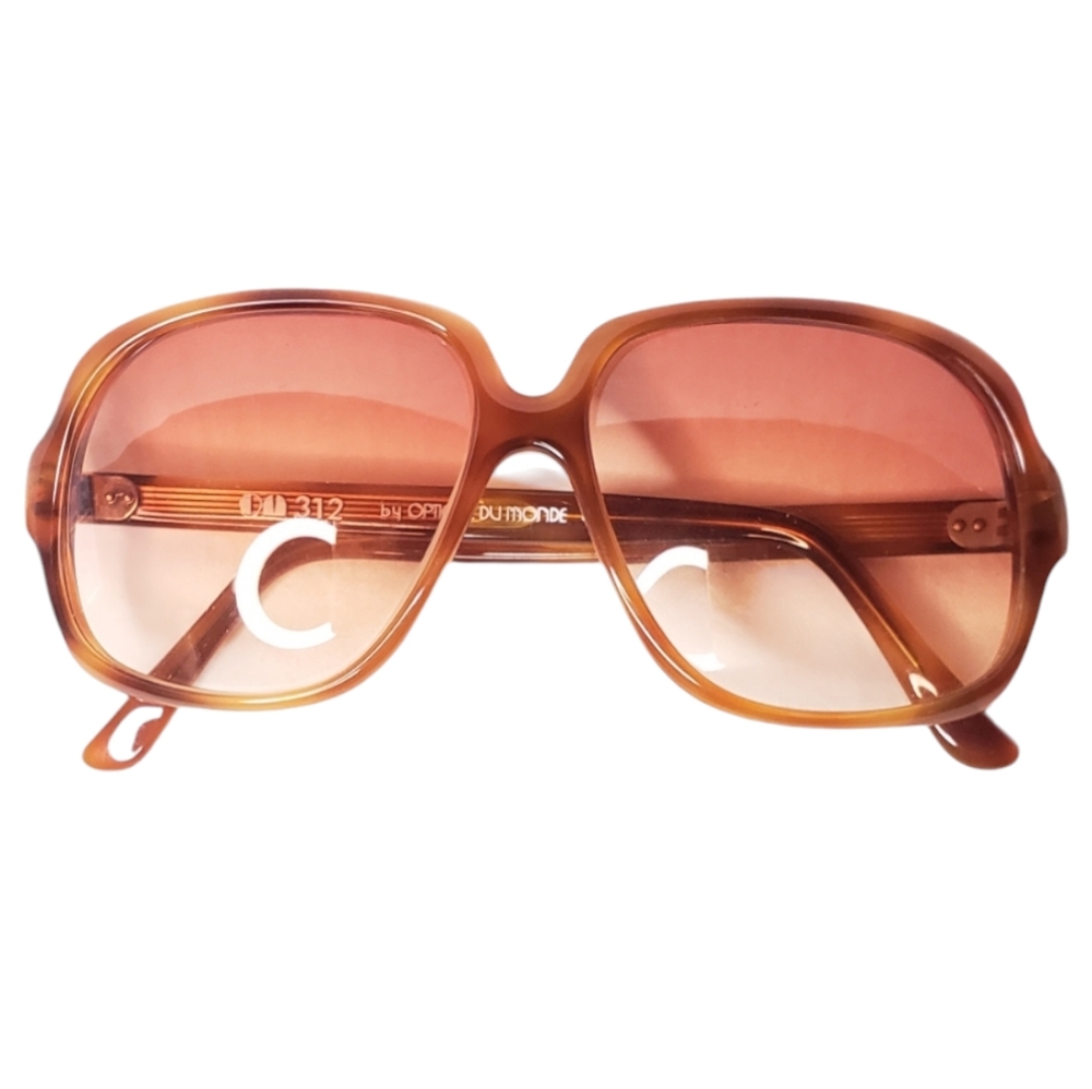 Optique Du Monde vintage tortoise large lens "deadstock"sunglasses